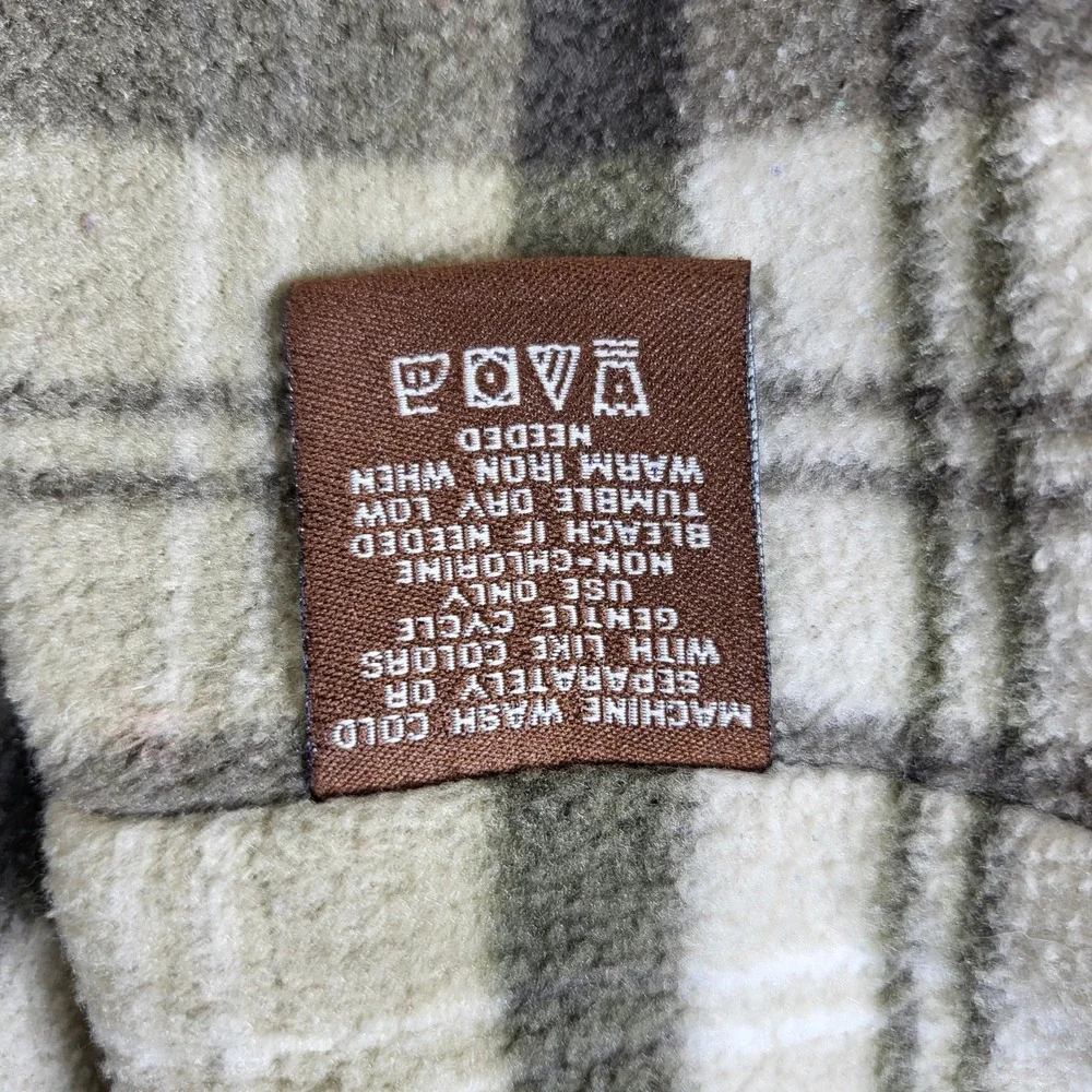 Levi Strauss & Co. XXL Men's Flannel Lined Shacket Jacket Beige Read*‎ - Picture 4 of 10